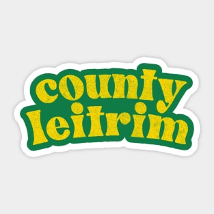 County Leitrim - Irish Pride County Gift Sticker